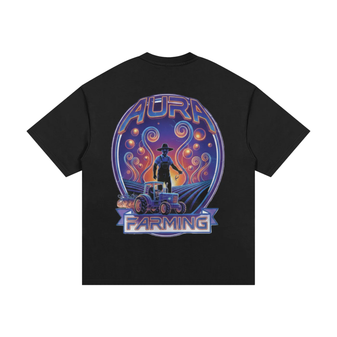 Aura Farming Oversized T-Shirt - Back