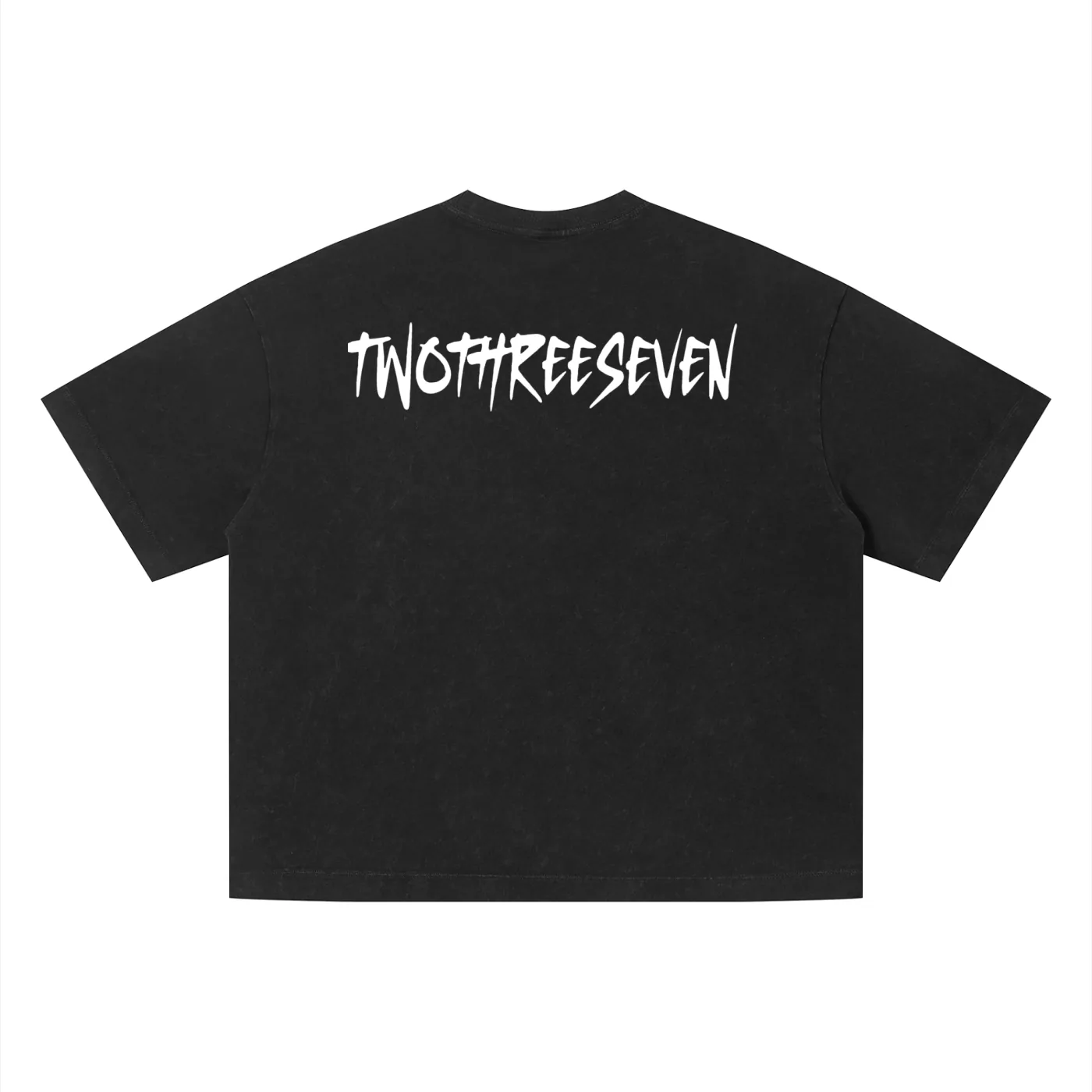 TwoThreeSeven T-Shirt - Black - Back